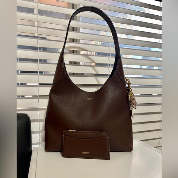 Coach Handbags - Coach Brooklyn Shoulder Bag 28 Set in Maple
